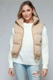 Snobbish Fine Fur Lining Quilted Vest - Trendsi - Flyclothing LLC