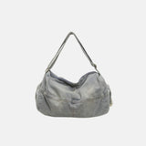 Adjustable Strap Denim Tote Bag - Trendsi - Flyclothing LLC