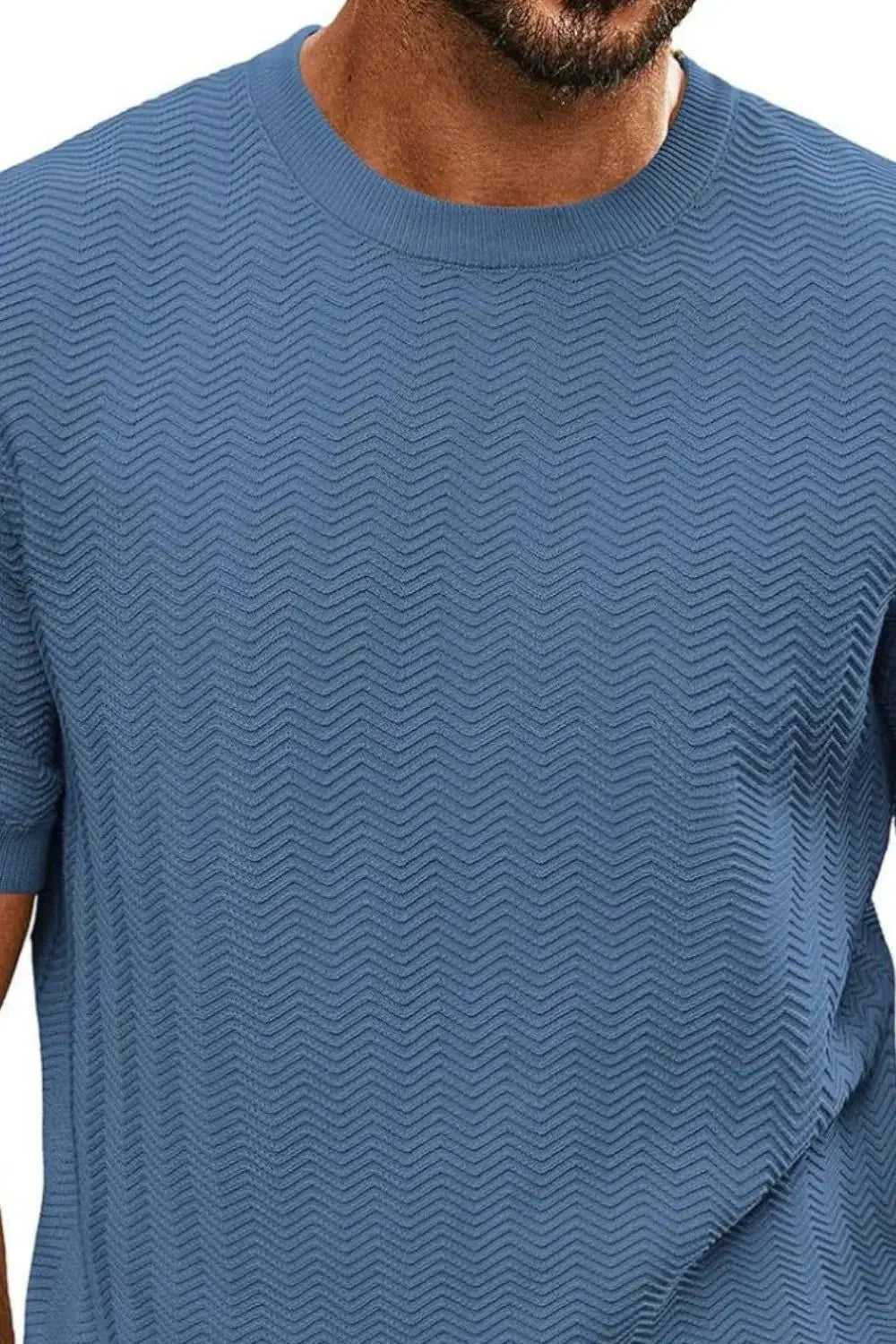 Men's Full Size Round Neck Short Sleeve T-Shirt Plus Size - Trendsi - Flyclothing LLC
