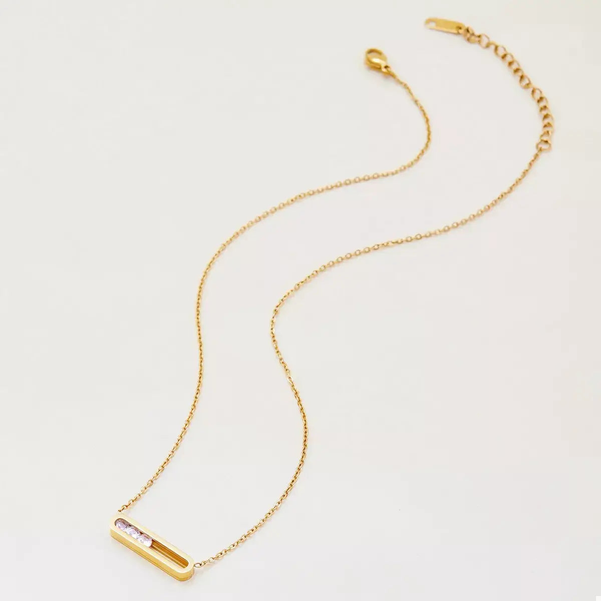 18K Gold-Plated Pendant Necklace - Trendsi - Flyclothing LLC