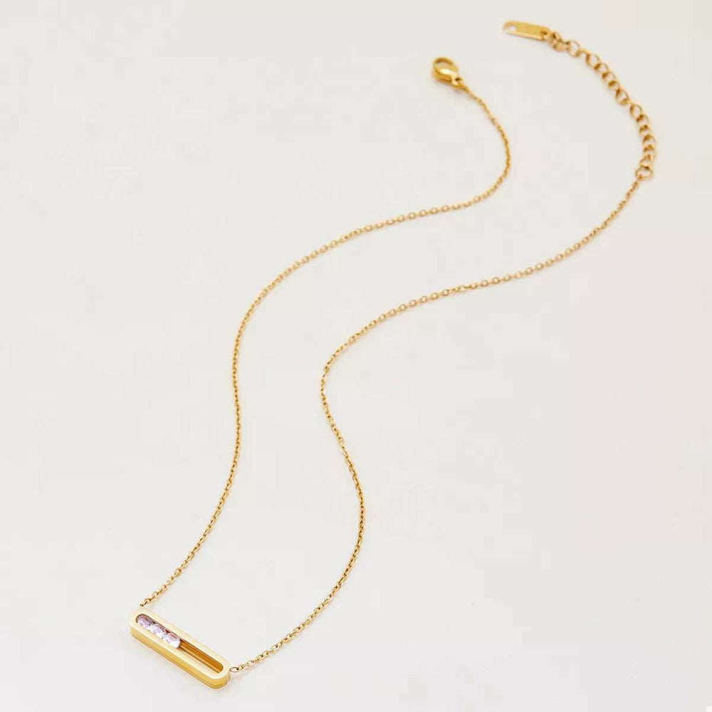18K Gold-Plated Pendant Necklace - Trendsi - Flyclothing LLC