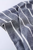 Striped Open Front Longline Cover Up - Trendsi - Flyclothing LLC