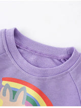 Children's Unicorn Rainbow Graphic Sweatshirt - Trendsi - Flyclothing LLC