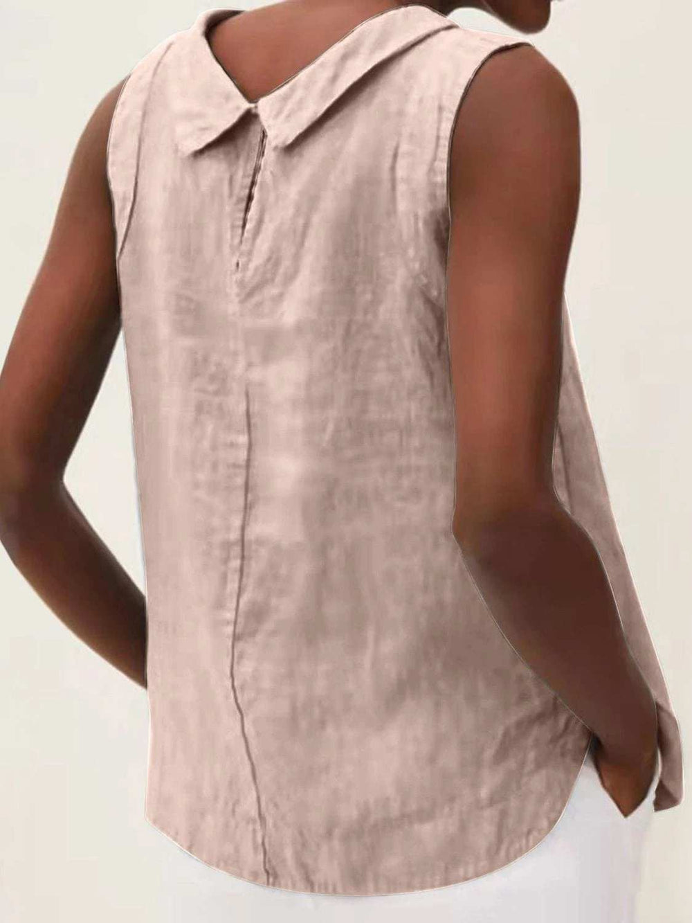 Full Size Round Neck Sleeveless Top - Trendsi - Flyclothing LLC