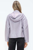 How Dare U Drawstring Hem PU Leather Zip Up Jacket - Trendsi - Flyclothing LLC
