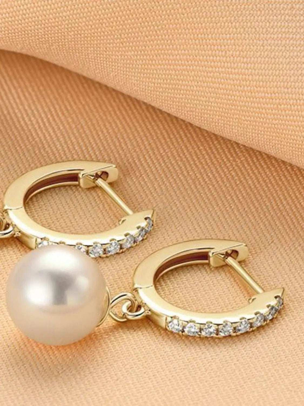 925 Sterling Silver Freshwater Pearl Earrings - Trendsi - Flyclothing LLC
