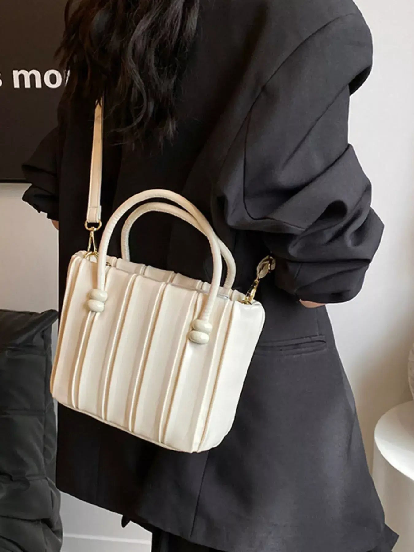 Top-Handle Crossbody Bag - Trendsi - Flyclothing LLC