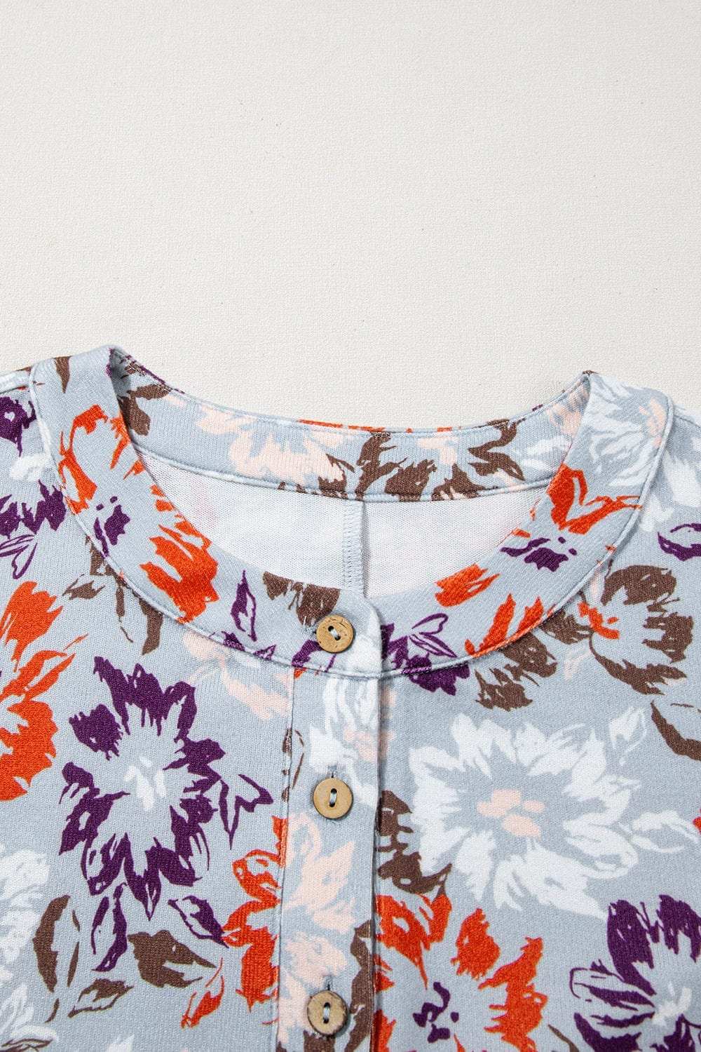 Floral Sleeveless Button Front Wide Leg Jumpsuit - Trendsi - Flyclothing LLC