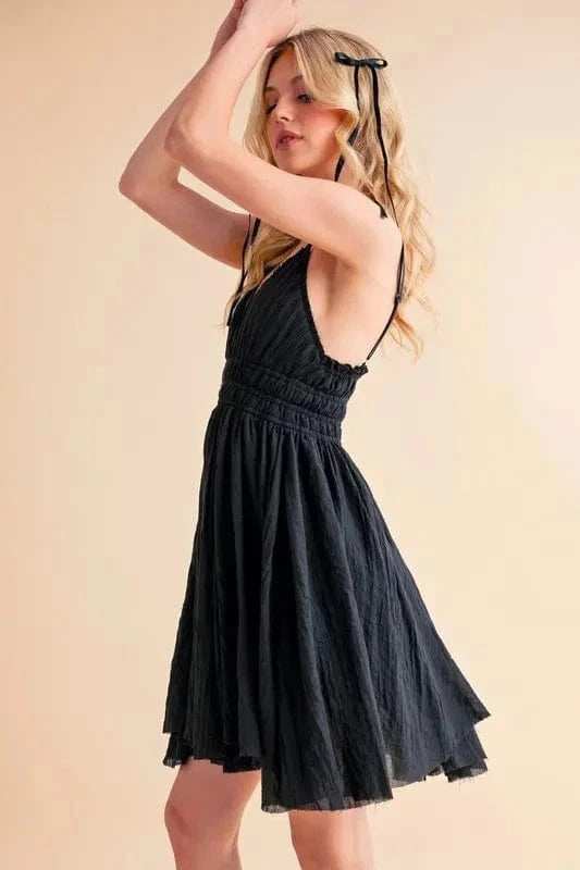 Aemi+Co Lace Detail Mini Cami Dress - Trendsi - Flyclothing LLC