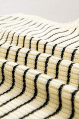 Striped Collared Neck Tank - Trendsi - Flyclothing LLC