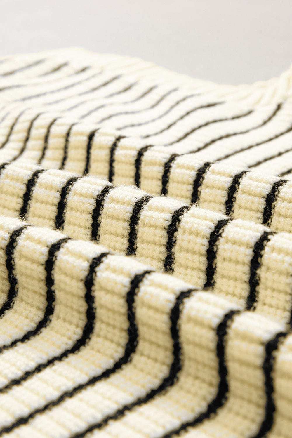 Striped Collared Neck Tank - Trendsi - Flyclothing LLC