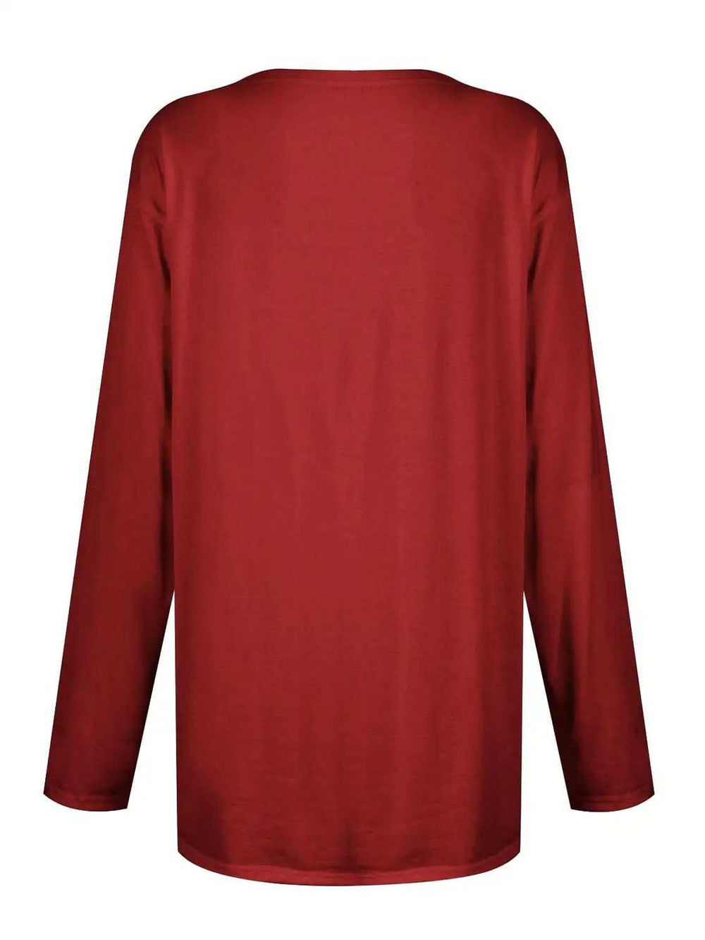 Full Size Pocketed Round Neck Long Sleeve T-Shirt - Trendsi - Flyclothing LLC