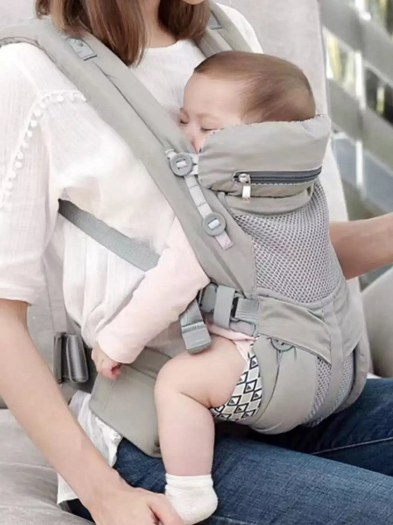 Ergonomic Breathable Baby Wrap - Trendsi - Flyclothing LLC