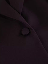 One-Button Blazer and Wide-Leg Pants Set - Trendsi - Flyclothing LLC