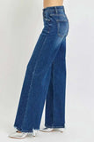 RISEN Full Size Mid Rise Wide Jeans Plus Size - Trendsi - Flyclothing LLC
