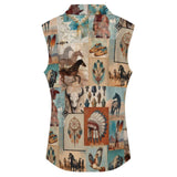 Baha Ranch Bohemian Dreams Sleeveless Polo Tank Top - Baha Ranch Western Wear - Flyclothing LLC