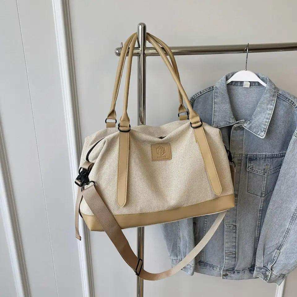 Contrast Travel Bag - Trendsi - Flyclothing LLC