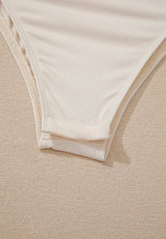 Sequin Surplice Long Sleeve Bodysuit - Trendsi - Flyclothing LLC