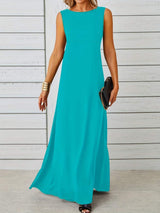 Sleeveless Flowy Maxi Dress - Trendsi - Flyclothing LLC