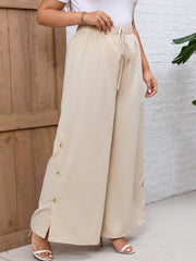 Tied Wide Leg Pants Trendsi