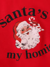 Children's Christmas Santa 's My Homie Graphic Sweatshirt - Trendsi - Flyclothing LLC