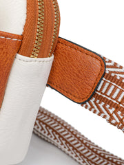 PU Leather Rectangle Crossbody Bag - Trendsi