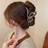 Alloy Acrylic Hair Claw Clip - Trendsi - Flyclothing LLC