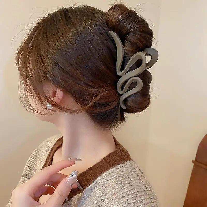 Alloy Acrylic Hair Claw Clip - Trendsi - Flyclothing LLC