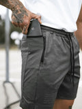 Men's Drawstring Active Shorts with Pockets - Trendsi