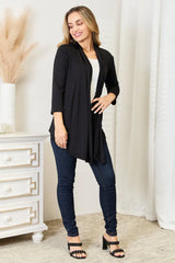 Culture Code Full Size Open Front Cardigan - Trendsi - Flyclothing LLC