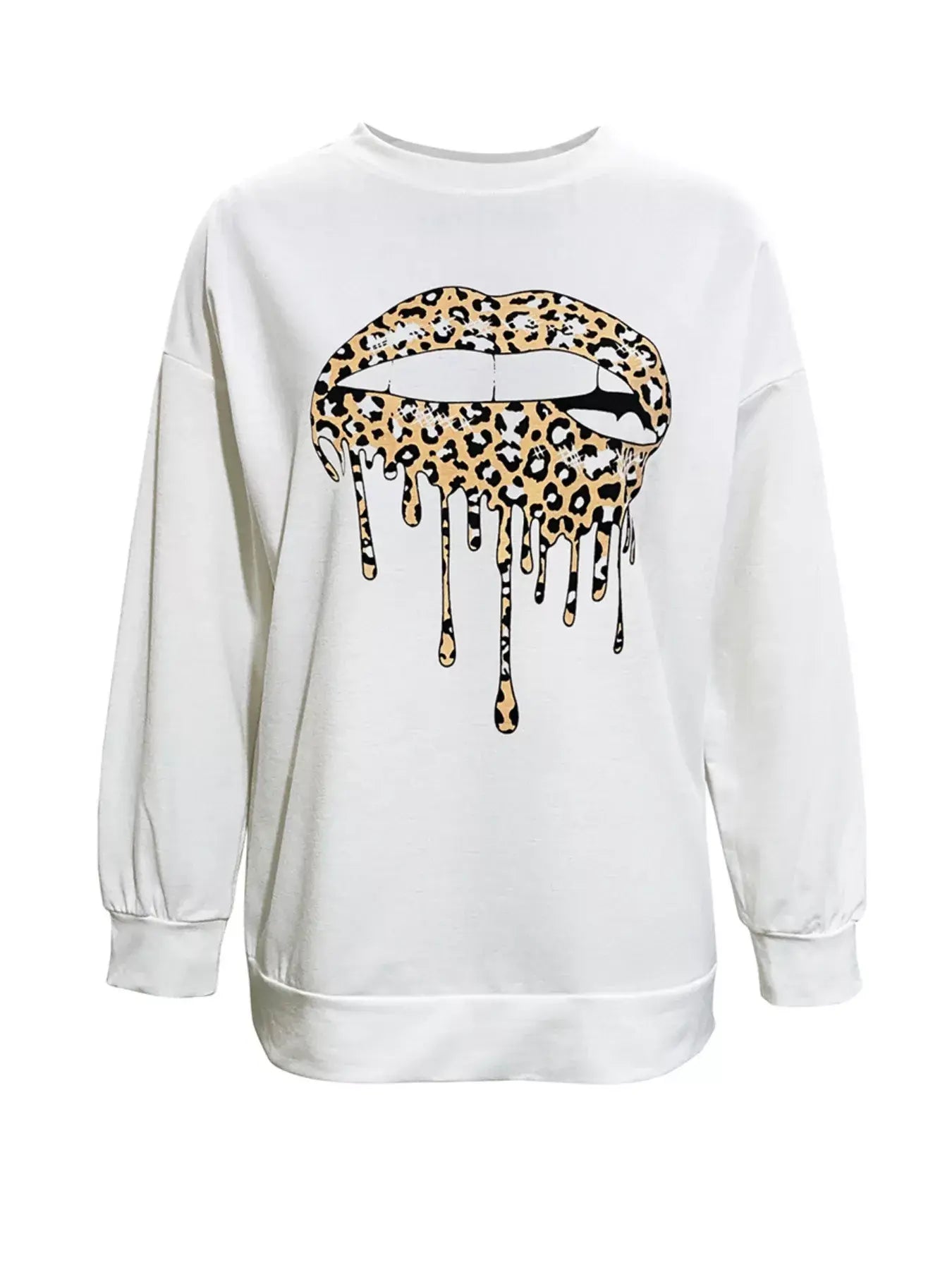 Graphic Round Neck Dropped Shoulder T-Shirt - Trendsi - Flyclothing LLC