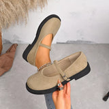 Round Toe Slip-Ons - Trendsi - Flyclothing LLC