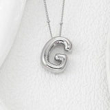 Copper Bubble Letter Pendant Necklace - Trendsi - Flyclothing LLC