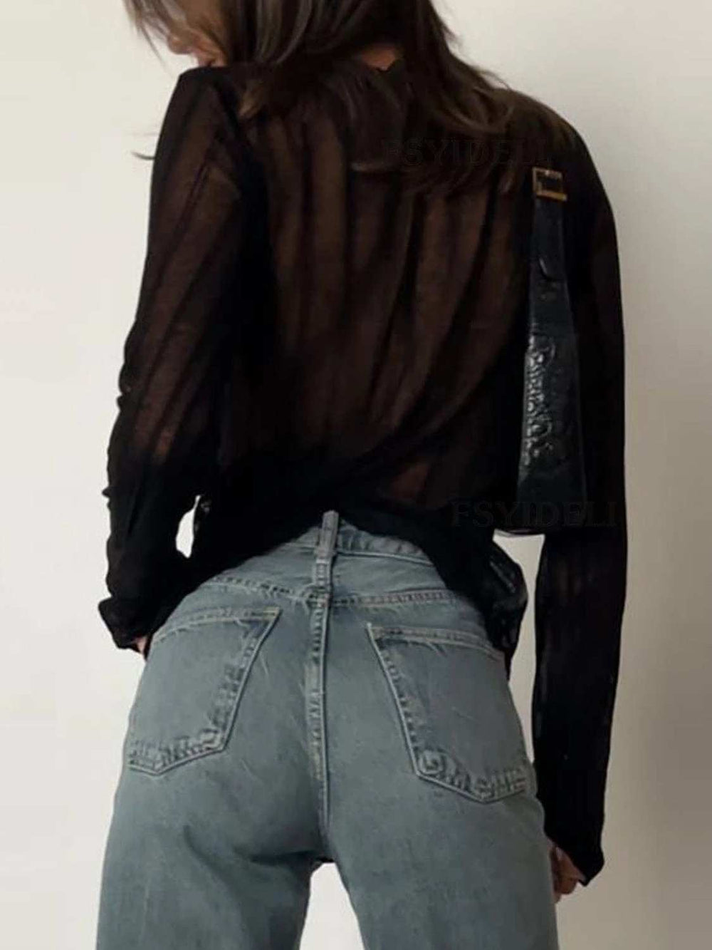 Round Neck Long Sleeve T-Shirt - Trendsi - Flyclothing LLC