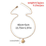 Sunburst Pendant Necklace - Trendsi - Flyclothing LLC