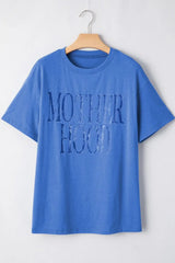 MOTHERHOOD Letter Graphic T-Shirt - Trendsi - Flyclothing LLC