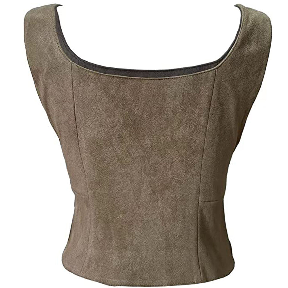 Suede Vest Halloween Costume - My Store - Flyclothing LLC