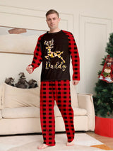 Full Size Family Matching Christmas Pajamas Set with Reindeer Graphic Plus Size - Trendsi - Flyclothing LLC