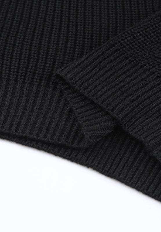 V-Neck Drop Shoulder Sweater - Trendsi - Flyclothing LLC