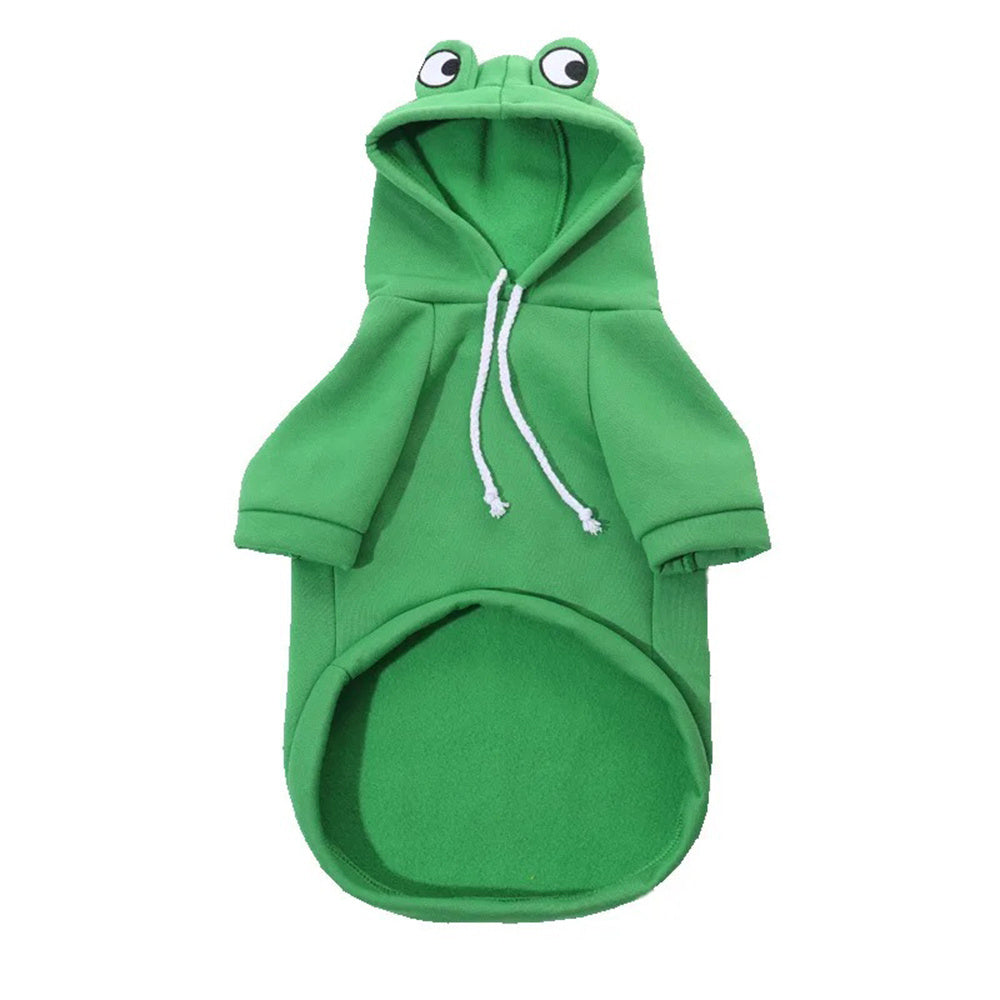 Soft Warm Cat Clothes For Small Dogs Cats Funny Halloween Cosplay Frog Costume Kitten Creative Sweatshirts Pet Autumn Hoodies - My Store - Flyclothing LLC