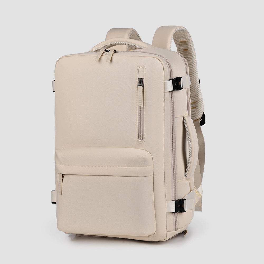 Oxford Cloth Side Pockets Backpack Bag with Handles - Trendsi - Flyclothing LLC