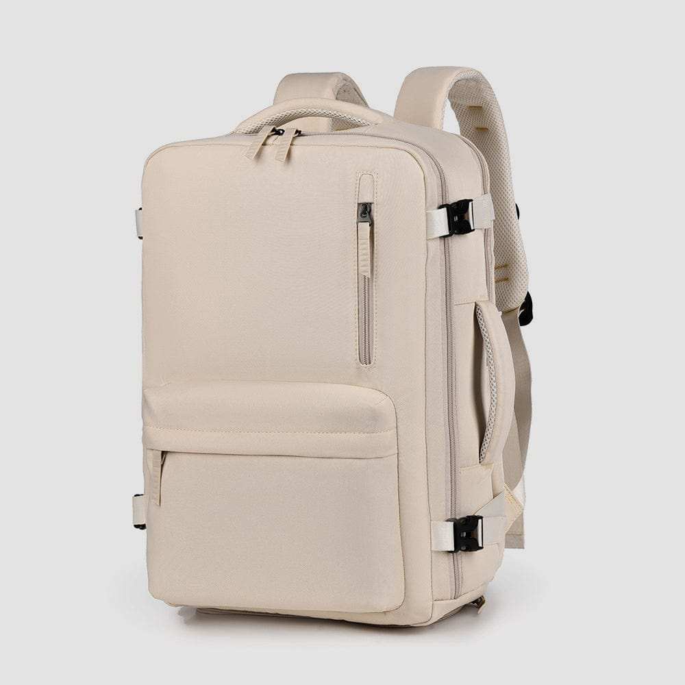 Oxford Cloth Side Pockets Backpack Bag with Handles - Trendsi - Flyclothing LLC