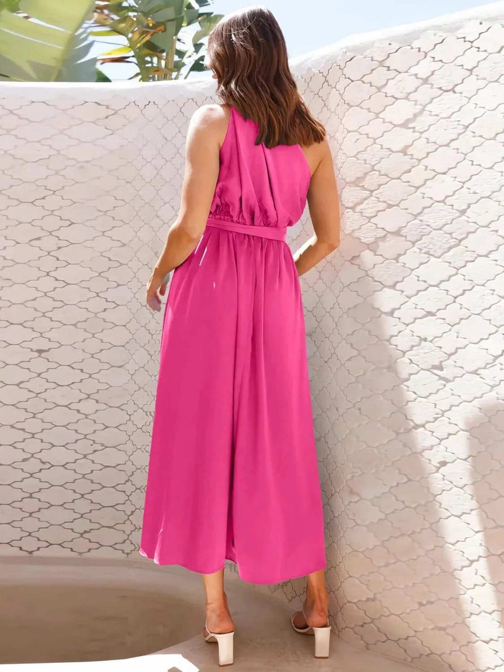 Single Shoulder Midi Dress - Trendsi - Flyclothing LLC