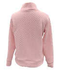 Textured Dropped Shoulder Long Sleeve Sweatshirt - Trendsi