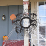 Halloween Simulation Decoration Wreath Black - My Store - Flyclothing LLC
