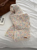 Cozy Knitted Multicolor Speckled Scarf - Trendsi - Flyclothing LLC