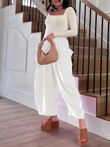 Full Size Drawstring Pants with Pockets Plus Size - Trendsi - Flyclothing LLC