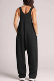 Lovelet V-Neck Wide Strap Overalls - Trendsi - Flyclothing LLC