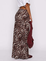 Leopard Maxi Skirt - Trendsi - Flyclothing LLC