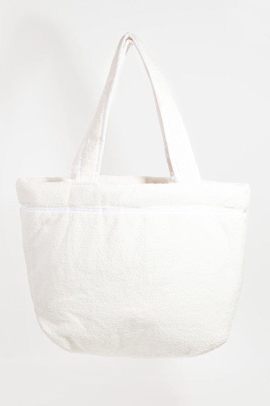 Fame Square Microfiber Tote Bag - Trendsi